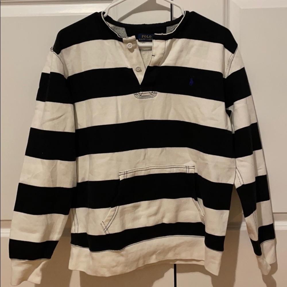Polo RL Striped Rugby Sweatshirt